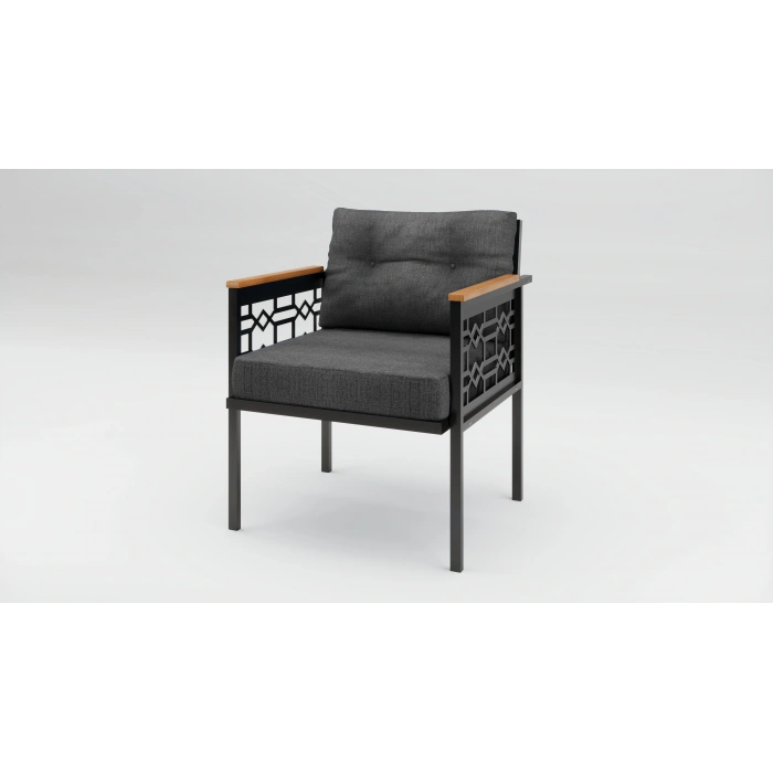 Adımshos tekli Lazer Balkon-Bahçe-Ofis-Kafe Çay Seti Koltuk Oturma Takımı-Oturma Grubu