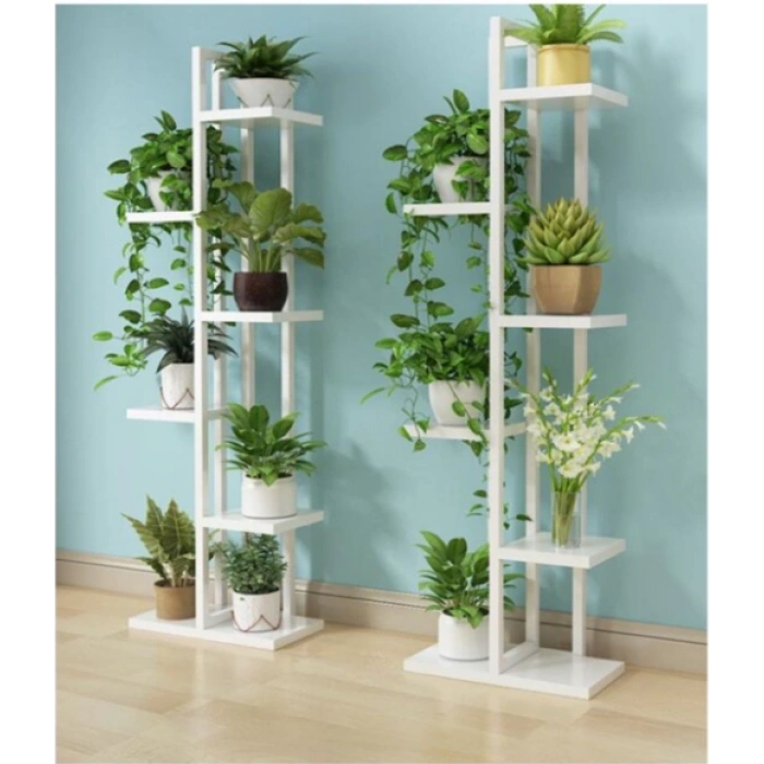 Çiçeklik 6 Bölmeli Sehpa