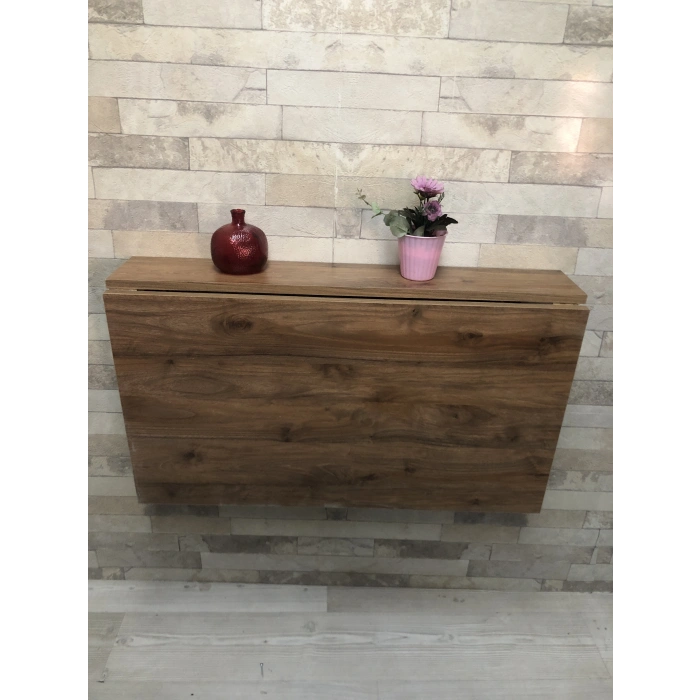 Duvara Monte Katlanır Masa Dresuar 90x65cm Balkon Sehpa