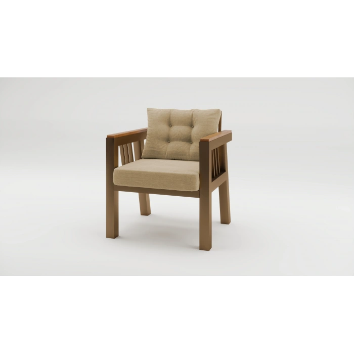 Elmas 1li (CAPPUCCİNO) Metal Gövde Balkon-bahçe-kafe,çay Seti,koltuk Takımı,oturma Grubu,ofis Koltuğu