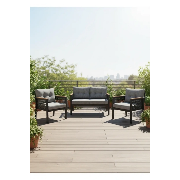 MELİSA 2+1 +1 Balkon-bahçe-kafe Çay Seti Koltuk Oturma Takımı-oturma Grubu,ofis Koltuğu