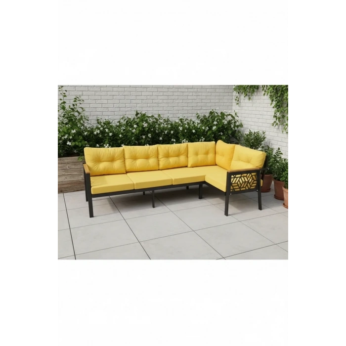 melisa 3+2 Köşe Yön değiştirilebilir Koltuk Takımı Balkon-bahçe-kafe-çay Seti fonksiyonel