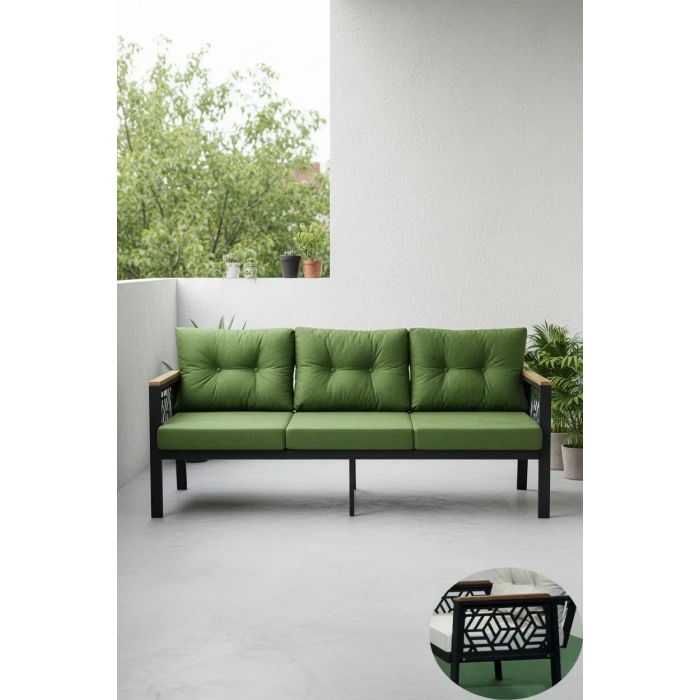 MELİSA 3lü Balkon-bahçe-kafe Çay Seti Koltuk Oturma Takımı-oturma Grubu,ofis Koltuğu