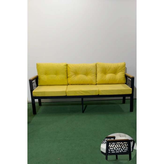 MELİSA 3lü Balkon-bahçe-kafe Çay Seti Koltuk Oturma Takımı-oturma Grubu,ofis Koltuğu