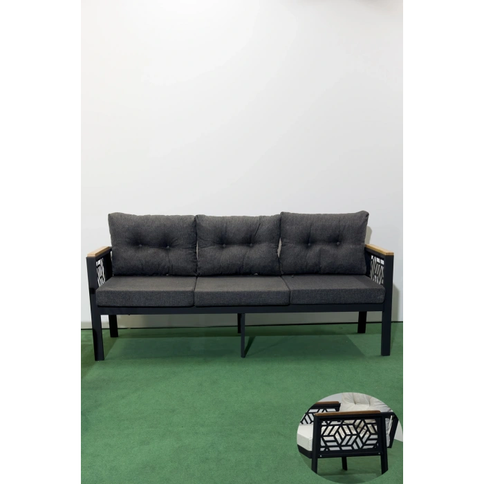 MELİSA 3lü Balkon-bahçe-kafe Çay Seti Koltuk Oturma Takımı-oturma Grubu,ofis Koltuğu