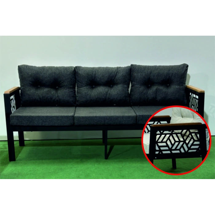 MELİSA 3lü Balkon-bahçe-kafe Çay Seti Koltuk Oturma Takımı-oturma Grubu,ofis Koltuğu