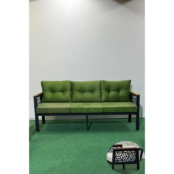 MELİSA 3lü Balkon-bahçe-kafe Çay Seti Koltuk Oturma Takımı-oturma Grubu,ofis Koltuğu