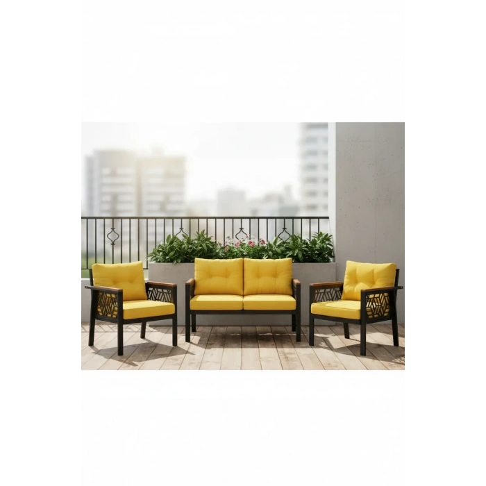 MELİSA Balkon-bahçe-kafe Çay Seti Koltuk Oturma Takımı-oturma Grubu,ofis Koltuğu