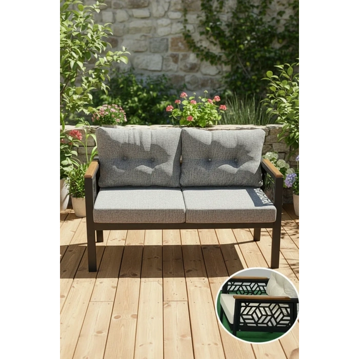 MELİSA Balkon-bahçe-kafe Çay Seti Koltuk Oturma Takımı-oturma Grubu,ofis Koltuğu 2li