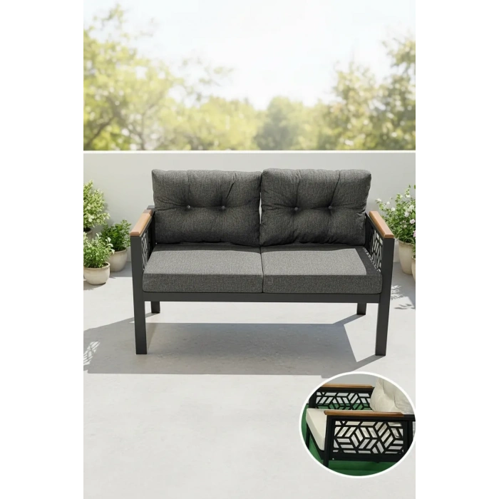 MELİSA Balkon-bahçe-kafe Çay Seti Koltuk Oturma Takımı-oturma Grubu,ofis Koltuğu 2li