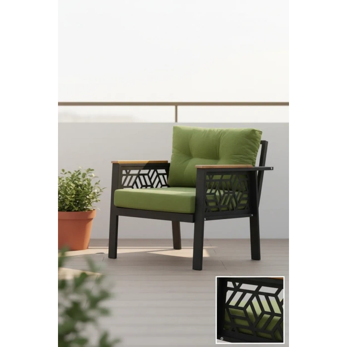 MELİSA Balkon-bahçe-kafe Çay Seti Koltuk Oturma Takımı-oturma Grubu,ofis Koltuğu tekli