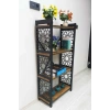 Desenli Lazer Kesim Metal Raf,kitaplık,çiçeklik,ofis Dolabı,banyo Düzenleyici,mutfak Rafı