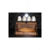 New Bread Box, Ekmeklik, Saklama Gözlü, Baharatlık Rafı, Dekoratif demonte