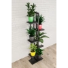 6 Raflı,dikey Saksılık,çiçeklik,metal Gövdeli Suntalam