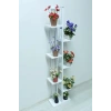 7 Raflı,dikey Saksılık,çiçeklik,metal Gövdeli Suntalam