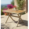 ELMAS X METAL AYAK GÜRGEN TABLA BAHÇE MOBİLYASI MASA 70x110cm