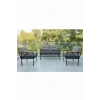 Safir 2+1+1 Kaz Ayağı Kırlent Balkon-bahçe-kafe-çay Seti-koltuk Takımı-oturma Grubu-ofis Koltuğu