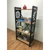 Desenli, Lazer Kesim, Metal, 4lü Raf,çiçeklik,kitaplık, Dolap