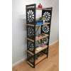 Desenli, Lazer Kesim, Metal, 5li Raf,çiçeklik,kitaplık, Dolap