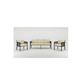 3+1+1 MELİSA Balkon-bahçe-kafe Çay Seti Koltuk Oturma Takımı-oturma Grubu,ofis Koltuğu