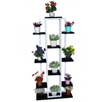 Adımshops Metal Gövdeli Çiçeklik,dekoratif Raf