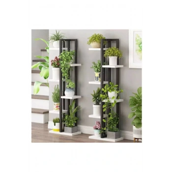 Çiçeklik,saksılık, 6 Bölmeli Raf