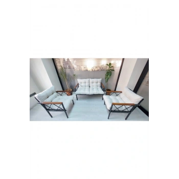 Balkon-bahçe-kafe Çay Seti Koltuk Oturma Takımı-oturma Grubu Miami