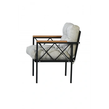 Balkon-bahçe-ofis-kafe Çay Seti Koltuk Oturma Takımı-oturma Grubu Miami Tekli