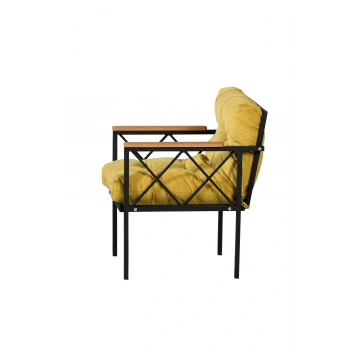 Balkon-bahçe-ofis-kafe Çay Seti Koltuk Oturma Takımı-oturma Grubu Miami Tekli