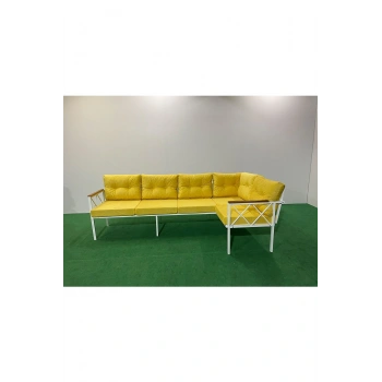 Köşe Koltuk Takımı , 3 2 Balkon-bahçe-kafe-çay Seti-koltuk Takımı-mutfak Köşe Beyaz Profil