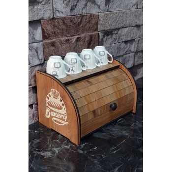 Bakerybox-ekmeklik-raf-saklama Kutusu-ekmek Kutusu