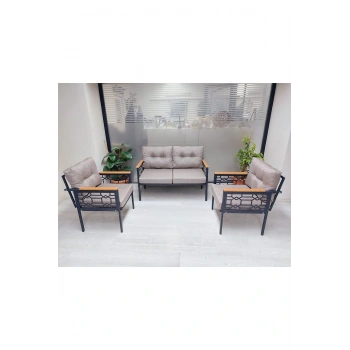 İnci Balkon-bahçe-kafe Çay Seti Koltuk Oturma Takımı-oturma Grubu