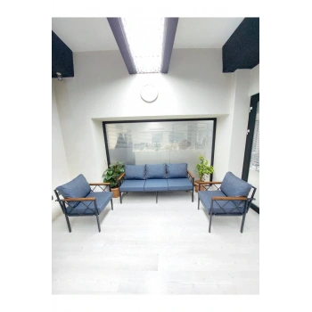 Safir Balkon-bahçe-kafe Çay Seti Koltuk Oturma Takımı-oturma Grubu