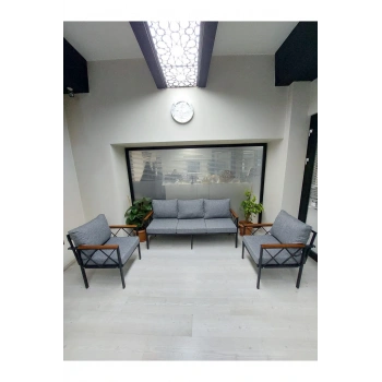 Safir Balkon-bahçe-kafe Çay Seti Koltuk Oturma Takımı-oturma Grubu