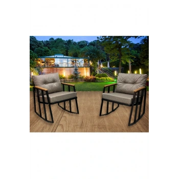 Balkon-bahçe-kafe Çay Seti Koltuk Oturma Takımı,oturma Grubu Çaysetleri Sallanır Koltuk