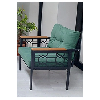 Adımshos tekli Lazer Balkon-Bahçe-Ofis-Kafe Çay Seti Koltuk Oturma Takımı-Oturma Grubu