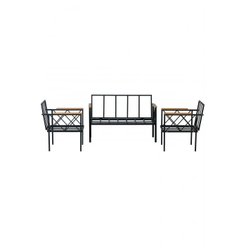Safir Balkon-bahçe-kafe Çay Seti Koltuk Oturma Takımı-oturma Grubu (İSKELET)