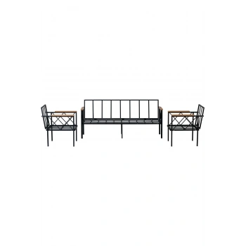 Safir Balkon-bahçe-kafe Çay Seti Koltuk Oturma Takımı-oturma Grubu (İSKELET)