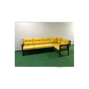 melisa 3+2 Köşe Yön değiştirilebilir Koltuk Takımı Balkon-bahçe-kafe-çay Seti fonksiyonel