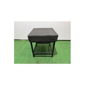 Metal ayaklı Sırtsız Bank Puf Bench Balkon-bahçe-kafe-çay Seti pufu