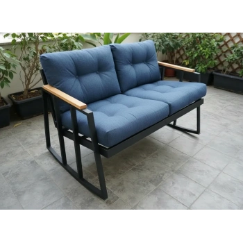 2li Sallanan Sandalye Tv Koltuğu Kafe-balkon-mutfak-berjer-ofis Sallanır Çiftli Koltuk Miami