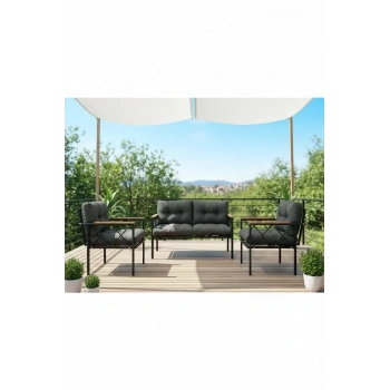 Balkon-bahçe-kafe Çay Seti Koltuk Oturma Takımı-oturma Grubu Miami