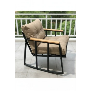 Sallanırtek Balkon-bahçe-kafe Çay Seti Koltuk Oturma Takımı,çaysetleri Sallanır Koltuk Miami