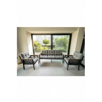 MİAMİ 3+1+1 MELİSA Balkon-bahçe-kafe Çay Seti Koltuk Oturma Takımı-oturma Grubu,ofis Koltuğu
