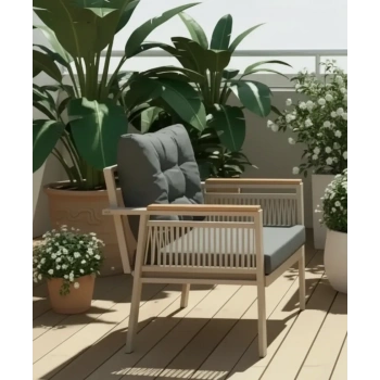 OPAL 1li(ANTRASİT) Metal Gövde Balkon-bahçe-kafe,çay Seti,koltuk Takımı,oturma Grubu,ofis Koltuğu