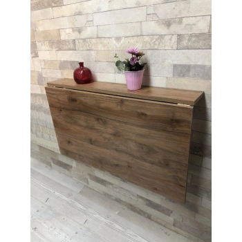 Duvara Monte Katlanır Masa Dresuar 90x65cm Balkon Sehpa