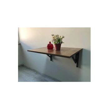 Duvara Monte Katlanır Sehpa Çay Seti sehpa Balkon ve Teras sehpası 50x90cm