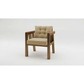 Elmas 1li (CAPPUCCİNO) Metal Gövde Balkon-bahçe-kafe,çay Seti,koltuk Takımı,oturma Grubu,ofis Koltuğu