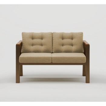 Elmas 2li (CAPPUCCİNO) Metal Gövde Balkon-bahçe-kafe,çay Seti,koltuk Takımı,oturma Grubu,ofis Koltuğu