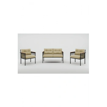 İnci Balkon-bahçe-kafe Çay Seti Koltuk Oturma Takımı-oturma Grubu